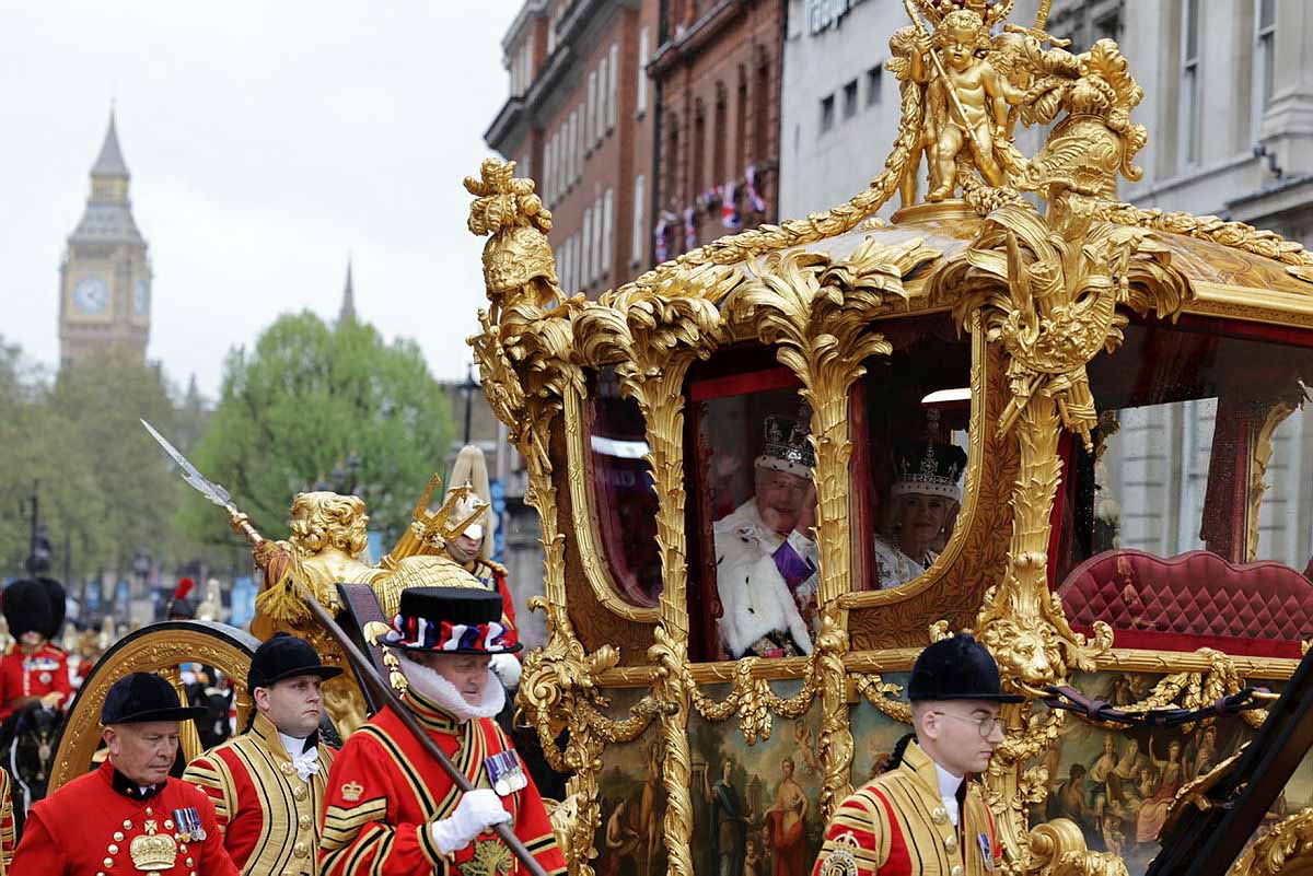 King Charles in the Gold State Coach